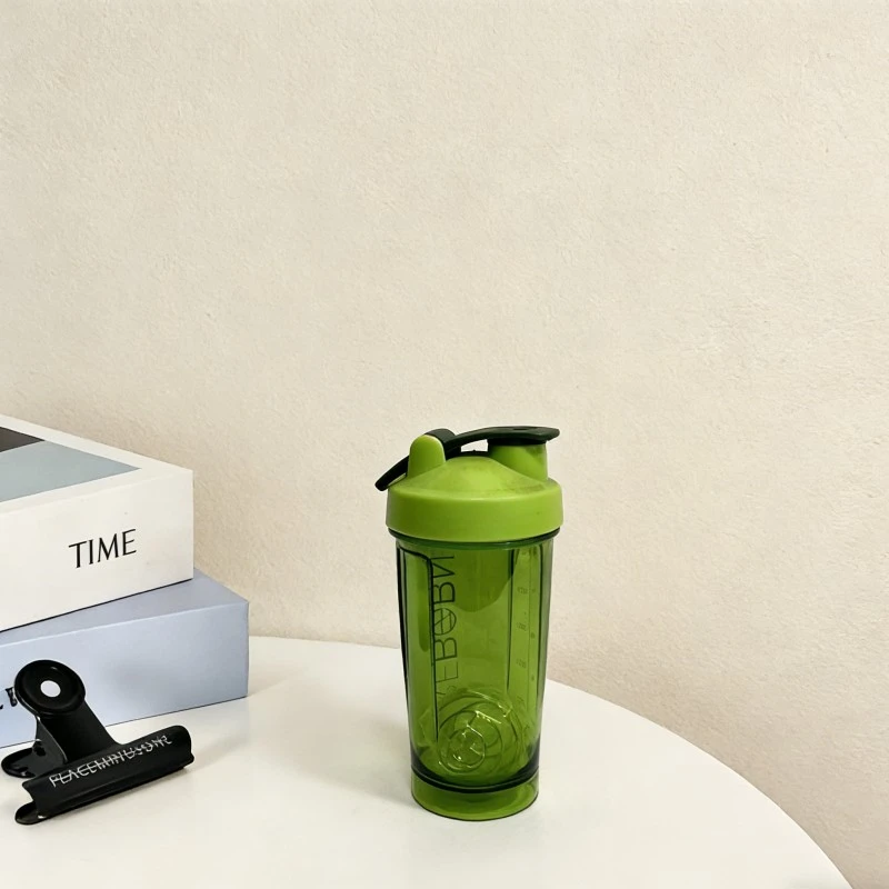 Fitness Transparent Protein Shaking Water Bottle