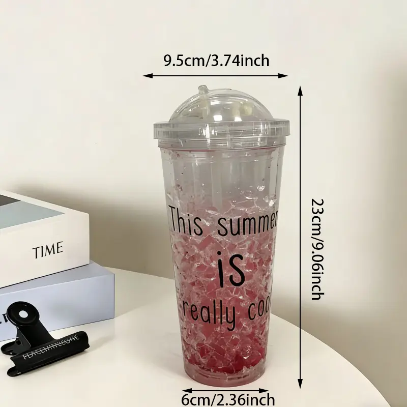 Fun Double Wall Cold Drink Plastic Cups