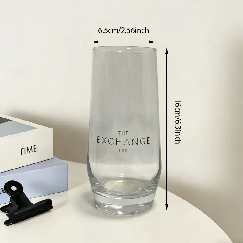 Stemless Conical Glass Tumbler
