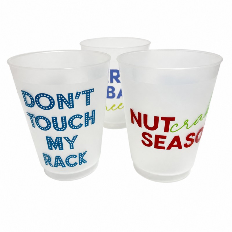 தனிப்பயன் லோகோ 16oz Frosted Plastic Stadium Cup