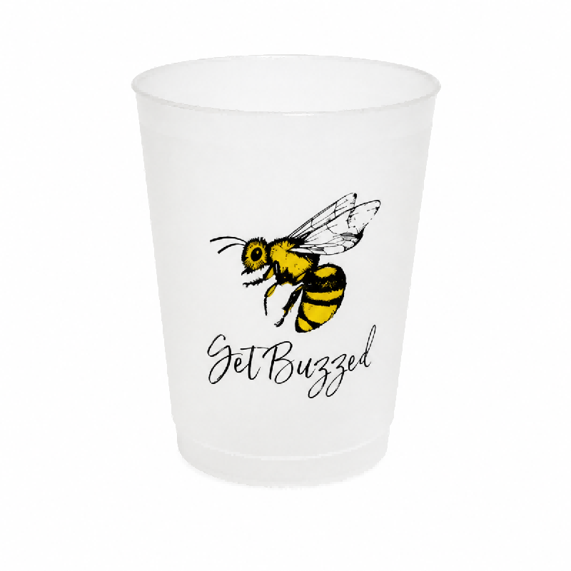 தனிப்பயன் லோகோ 16oz Frosted Plastic Stadium Cup